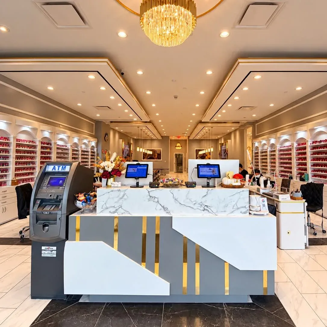 Reception counter at Xu Nails & Lashes