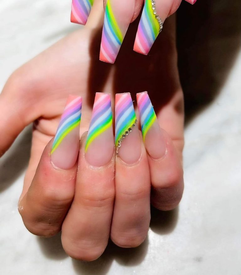 Nail samples feature of Xu Nails Lashes Salon in Watertown