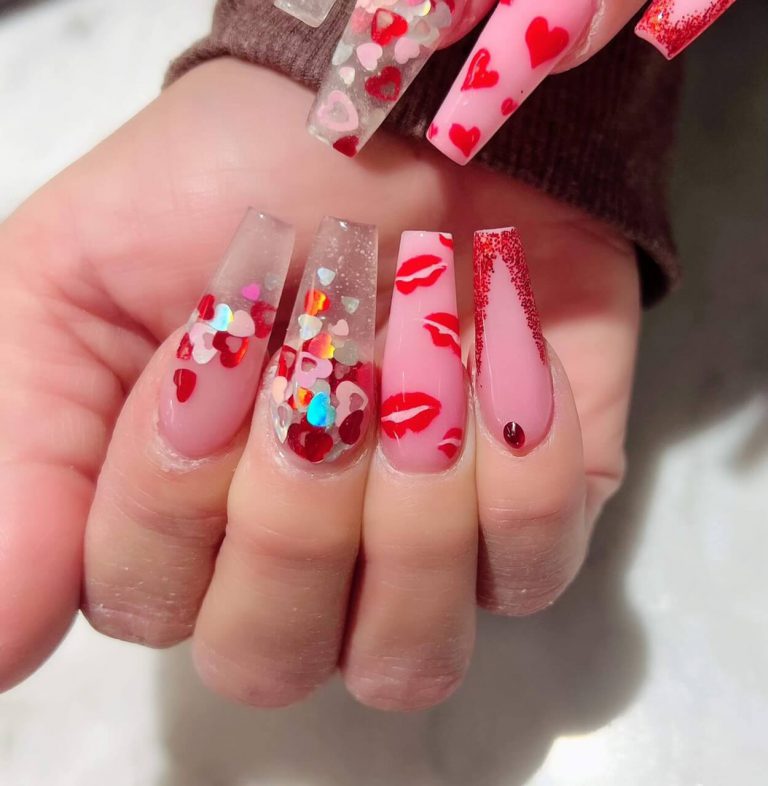 Nail samples feature of Xu Nails Lashes Salon in Watertown